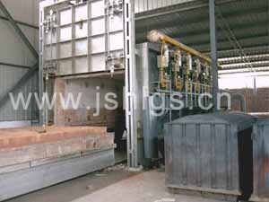 发生煤气式台车炉